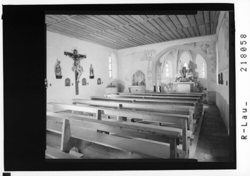 [Pfarrkirche in Serfaus im Oberinntal / Tirol]