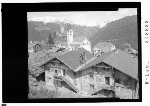 Ladis Oberinntal Tirol : [Ladis mit Burg Laudegg im Oberinntal gegen Kaunergrat]