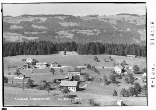 Krumbach, Bregenzerwald : [Schwanen bei Krumbach im Bregenzerwald gegen Sulzberg]