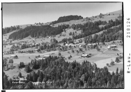 Doren - Huban Vorarlberg : [Huban bei Doren im Bregenzerwald]