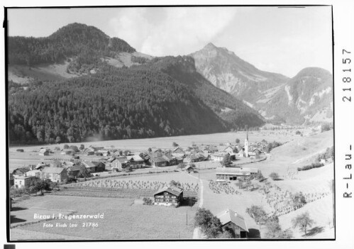 Bizau im Bregenzerwald : [Bizau gegen Gopfberg und Hangspitze]