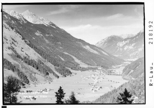 Häselgehr im Lechtal, Tirol : [Häselgehr im Lechtal gegen Klimmspitze und Liegfeistgruppe]