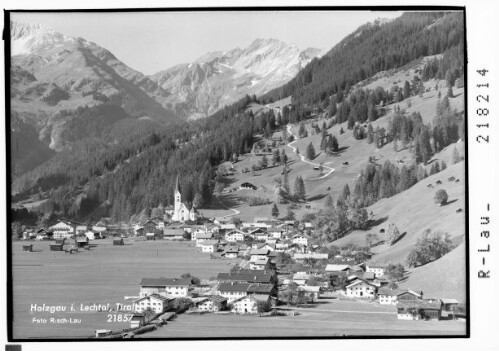 Holzgau im Lechtal, Tirol : [Holzgau im Lechtal gegen Rappenspitze]