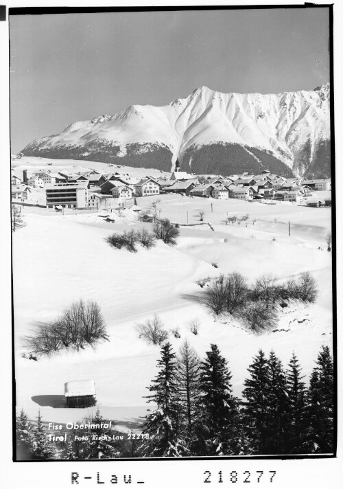 Fiss Oberinntal Tirol : [Fiss im Oberinntal gegen Hohe Aifenspitze]