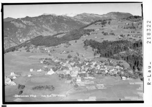 Übersaxen Vorarlberg : [Übersaxen gegen Hohen Freschen und Hohe Matona]