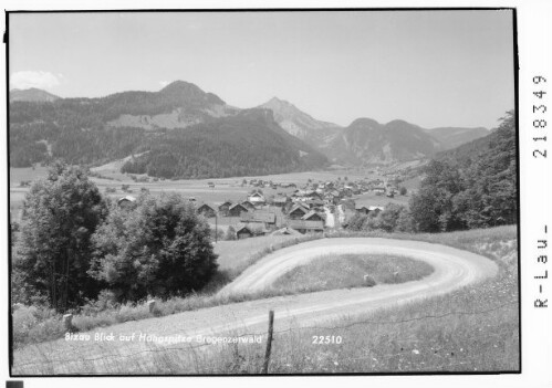 Bizau Blick auf Hangspitze Bregenzerwald