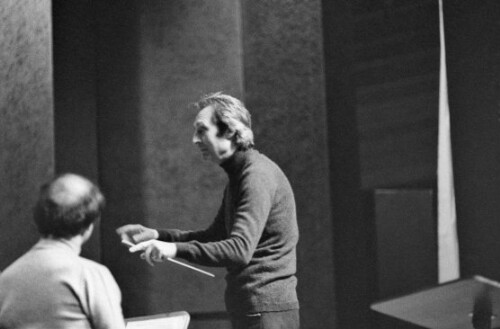 [Orchesterprobe mit Carlo Maria Giulini]