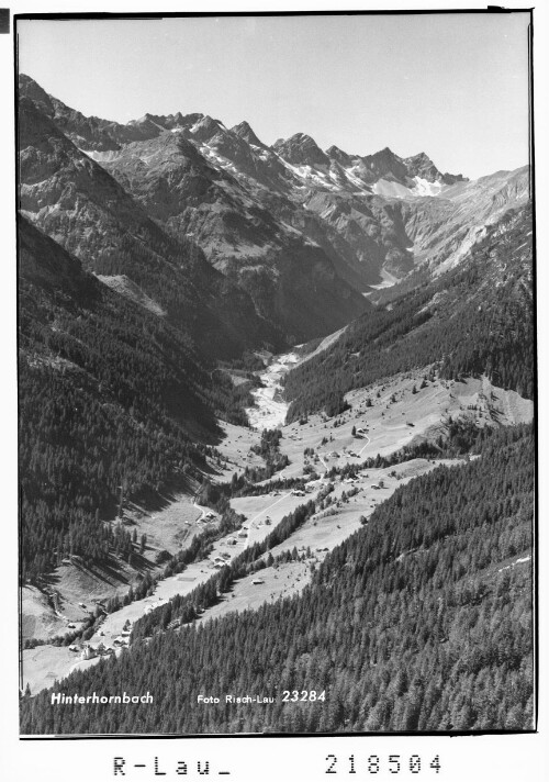 Hinterhornbach : [Hinterhornbach im Hornbachtal gegen Hornbachkette / Tirol]