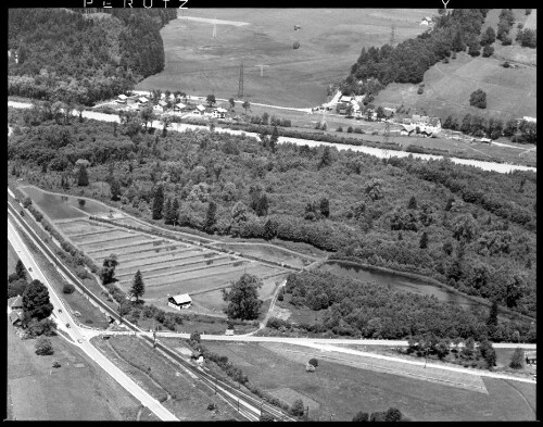 [Frastanz, Untere Au, Fischzuchtanlage; Göfis Schildried; Ill]