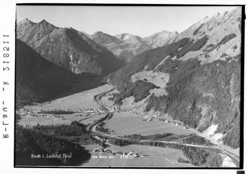 Bach im Lechtal, Tirol : [Bach im Lechtal mit Griesstalerspitze und Ellbognerspitze]