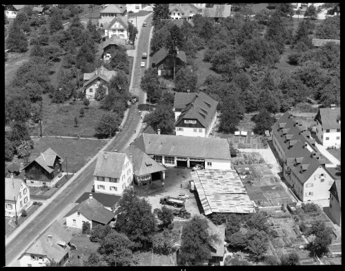 [Lustenau, Rheindorf, Landesstraße 203 Bahnhof Straße, Firma Scheffknecht Transporte]