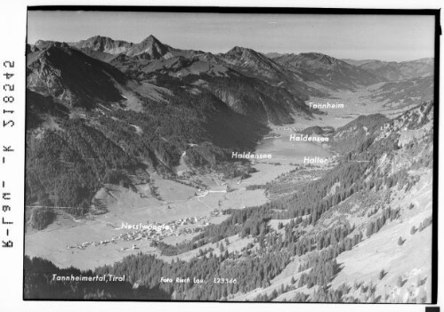Tannheimertal, Tirol : [Nesselwängle im Tannheimertal mit Gaishorn und Ponten]