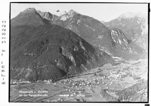 Nassereith und Dormitz an der Fernpaßstrasse : [Nassereith im Gurgltal mit Heiterwand und Karlespitze]