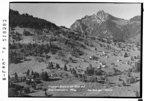 Frastanz - Bazora mit Blick auf Drei Schwestern Vorarlberg