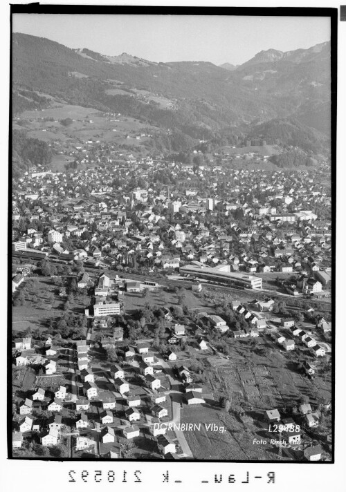 Dornbirn Vorarlberg : [Dornbirn gegen Gräskopf und Hangspitze]