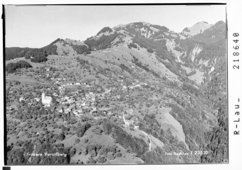 Fraxern Vorarlberg : [Fraxern gegen Hohe Kugel und Fraxner First]