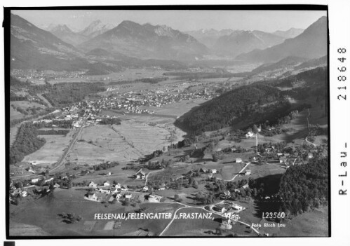 Felsenau, Fellengatter, Frastanz : [Maria Grün und Maria Ebene bei Frastanz gegen Rote Wand und Hochjoch]