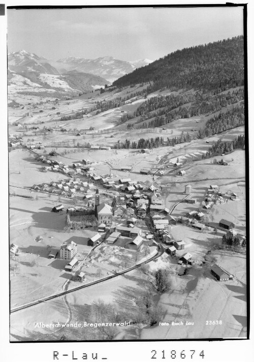 Alberschwende, Bregenzerwald : [Alberschwende gegen Hoch Häderich und Riedberghorn]