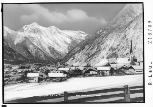 Wintersportort Nassereith 843 m, Tirol : [Dormitz und Nassereith gegen Loreakopf und Tagweidkopf]