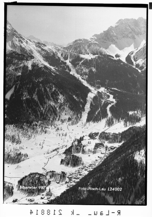 Bieberwier 987 m Tirol : [Biberwier gegen Marienberghoch und Handschuhspitzen]