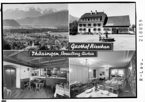Gasthof Hirschen Thüringen Vorarlberg Austria : [Gasthaus Hirschen]