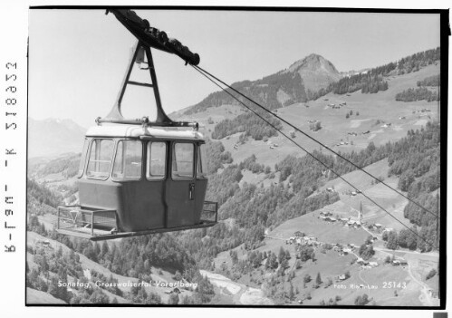 Sonntag, Grosswalsertal Vorarlberg : [Blick auf Sonntag im Grossen Walsertal gegen Walgau und Falbkopf]