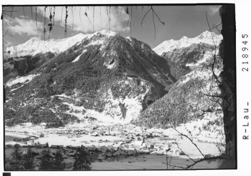 Pfunds 970 m Tirol gegen Kreuzjoch 2698 m und Praisköpfle 2371 m