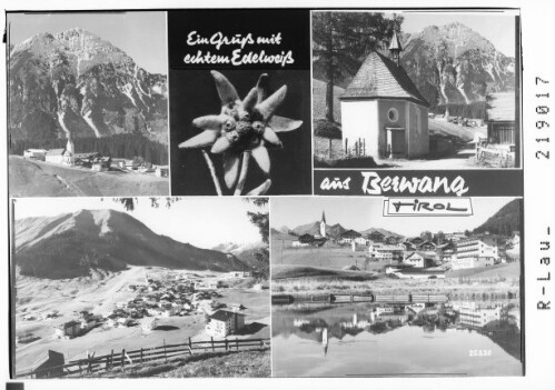 Ein Gruß mit echtem Edelweiß aus Berwang Tirol