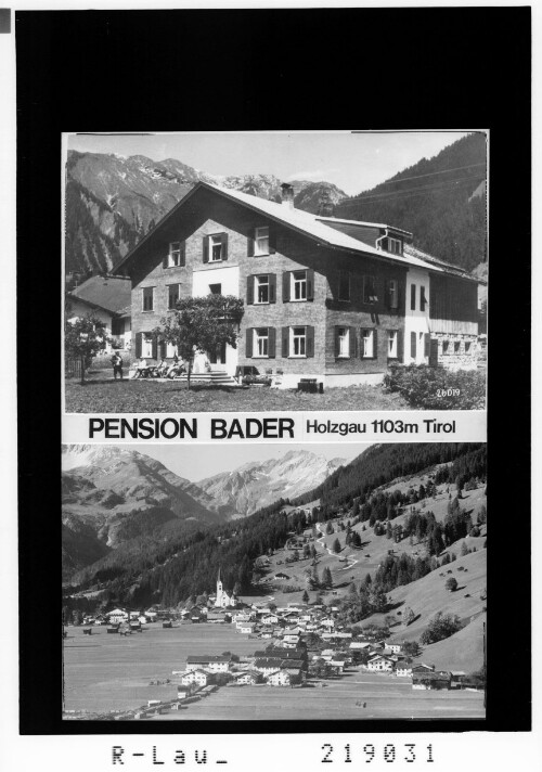 Pension Bader Holzgau 1103 m Tirol