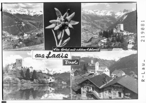Ein Gruß mit echtem Edelweiß aus Ladis Tirol