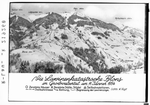 Die Lawinenkatastrophe Blons im Großwalsertal am 11. Jänner 1954