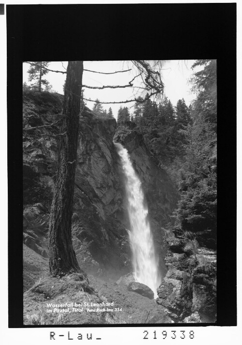 Wasserfall bei St.Leonhard im Pitztal Tirol