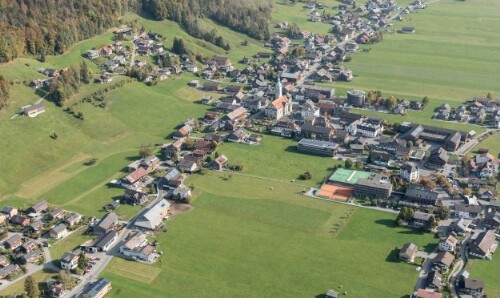 [Bezau, Ortsansicht, Jodokkirche]