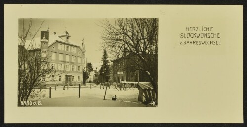 Hard a. B. : Herzliche Glückwünsche z. Jahreswechsel