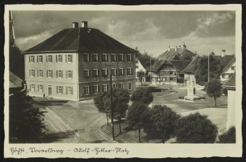 Höchst, Vorarlberg - Adolf - Hitler - Platz