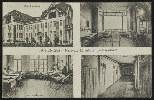 Hohenems - Kaiserin Elisabeth Krankenhaus : Krankenhaus : Operationssaal : Krankenzimmer : In den Gängen