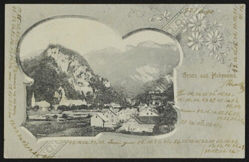 Gruss aus Hohenems : [Correspondenz-Karte ...]