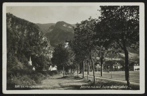 Hohenems, beim Sportplatz