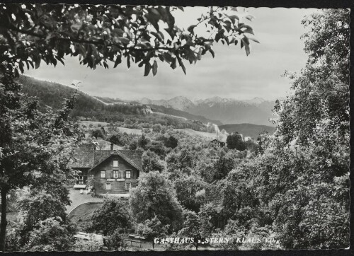 Gasthaus z.  Stern  Klaus Vlbg.