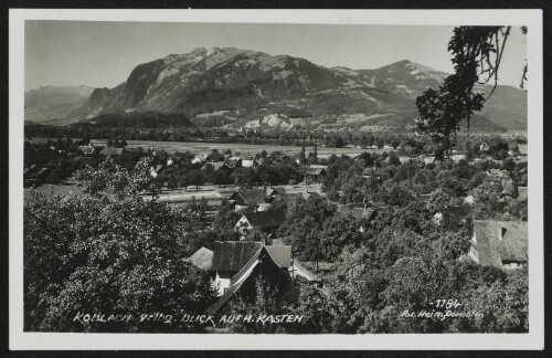 Koblach Vrlbg. : Blick auf H. Kasten