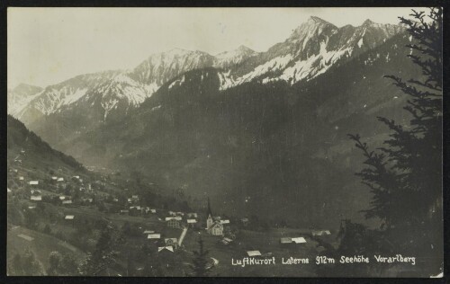 Luftkurort Laterns 912 m Seehöhe Vorarlberg