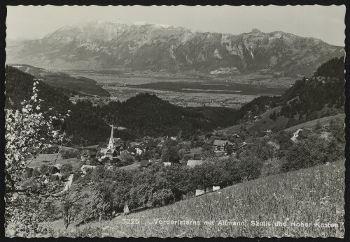 Vorderlaterns mit Altmann, Säntis und Hoher Kasten