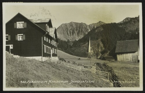 [Laterns] Ferienheim Marienruh Jnnerlaterns