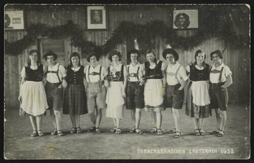 Turnerkränzchen Lauterach 1933
