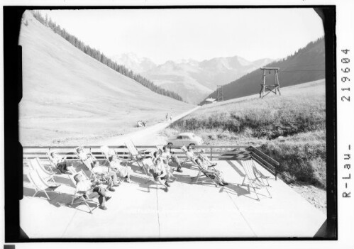 Hotel Faschina Sonnenterrasse mit Roter Wand