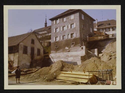 [Bregenz, Hausbau in der Thalbachstraße]
