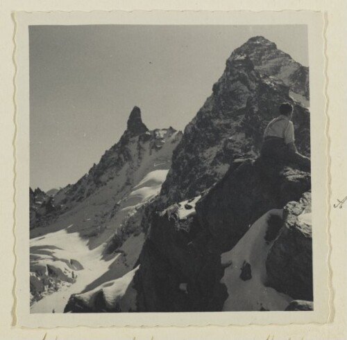 [Litzner Gletscher, Norbert Bertolini und Werner Schlegel]