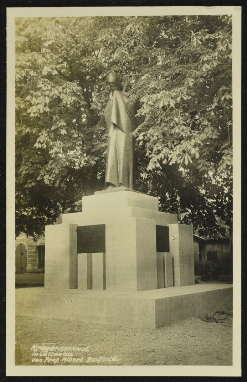 Kriegerdenkmal in Lustenau von Prof. Albert Bechtold