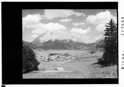 Lermoos mit Zugspitze 2968 m