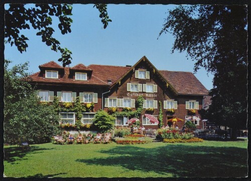 [Röthis] : [Gasthof Rössle, Fam. Koch 6832 Röthis, Vorarlberg, Austria Telefon (0 55 22) 43 08 ...]